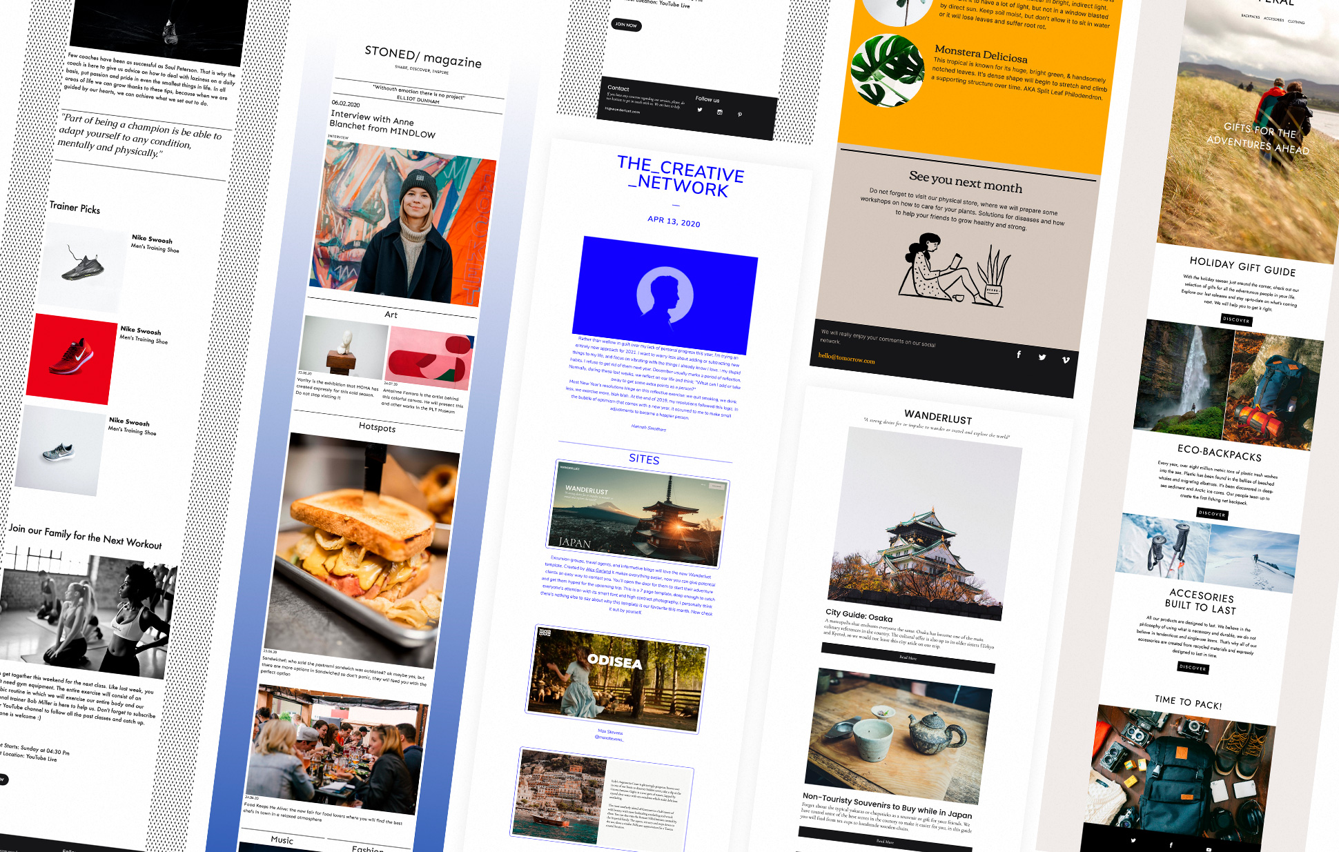 Email Designer — template library